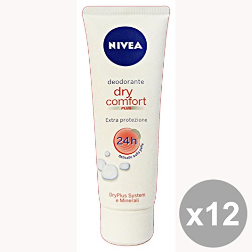 NIVEA Set 12 Deodorante Crema Dry Comfort 75 Ml