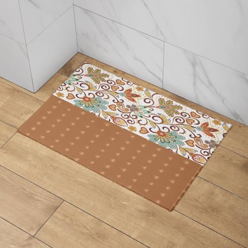 Tapis de cuisine XXL CEVAN rétro lavable en machine de dimensions 45x75cm - 4