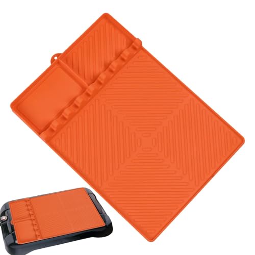 Tapis d'étagère latérale en silicone | Tapis de barbecue | Tapis de barbecue | Plaque de cuisson en silicone thermo-isolante pour la cuisson des plans de travail de barbecue de cuisine