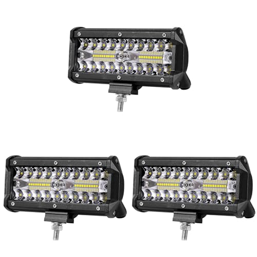 Barras de luz LED 120W para solucionar la falta de visibilidad en el trabajo agrícola y tractor
