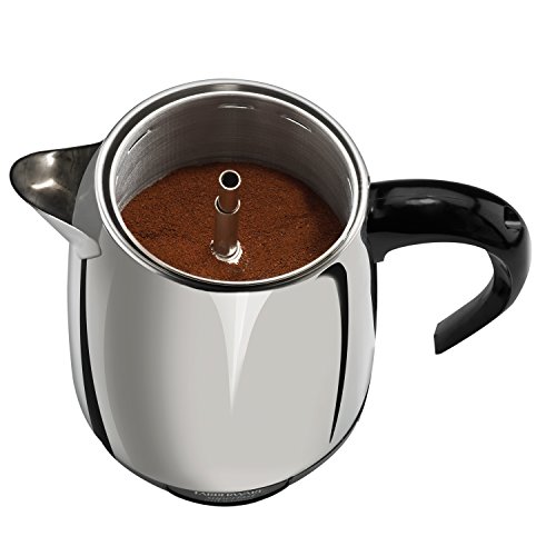Farberware Electric Coffee Percolator, Stainless Steel Basket, Automatic Keep Warm, No-Drip Spout, 8 Cup - image 9