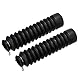 WSTERAO Gummi Gabel Cover Gamaschen Motorrad Faltenbalg, Paar Motorrad Gummi Front Gabelschutz Gamaschen Stiefel Gamasche