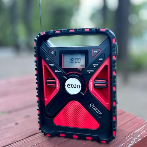 Eton Adventure Series: Quest- All-Band Emergency Radio with Bluetooth, Ambient Light, and RDS
