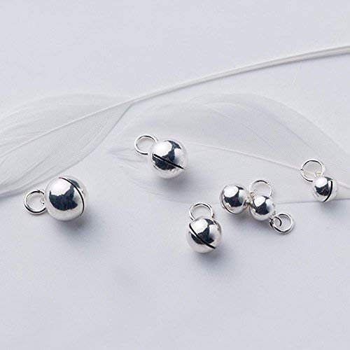 12 Petites Cloches Jingle En Argent 14mm - Pour Artisanat, Bricolage, Décorations De Noël