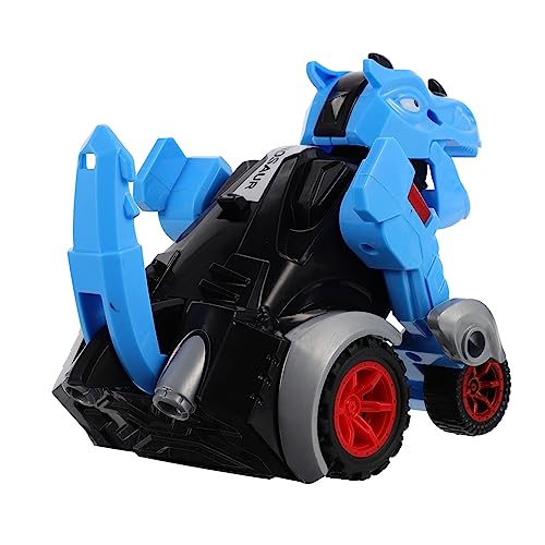 GARVALON Coche Juguete Dinosaurio Transformable Inercial Juguete Educativo para De Cumpleaños Diseño De