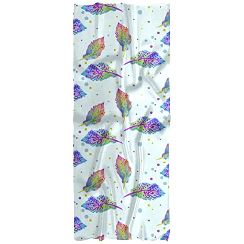 Écharpe légère femme contre les fraîcheurs du printemps automne avec motif aquarelle
