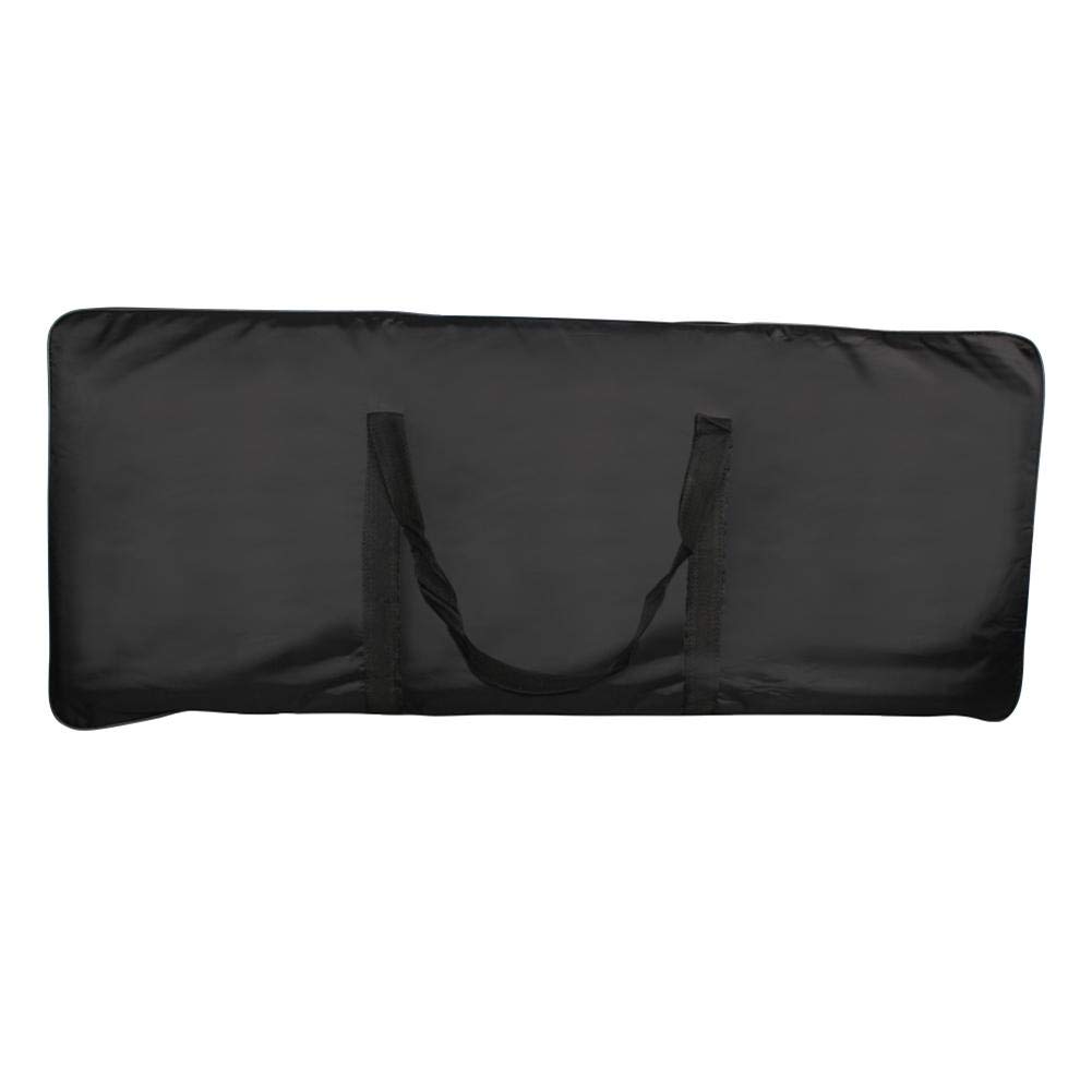 61 Key Keyboard Bag torba na keyboard elektryczna, torba do przenoszenia pianina elektrycznego, wodoszczelna torba na gitarę, wodoszczelna tkanina Oxford, lekka, 100 x 40 x 13 cm, czarny