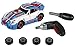 Theo Klein 8668 Bosch Car Tuning-Set | Zerlegbares Auto mit Tuning Zubehör | Mit batteriebetriebenem Akkuschrauber Ixolino | Spielzeug für Kinder ab 3 Jahren
