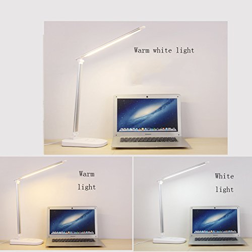 LED-Tischleuchte Dimmbar USB-Lade-, Touch-Sensing-Steuerung Klapptischlampe, 5 Ebenen Von Dimmen 3 Lichtmodi (7W… – Bild 3