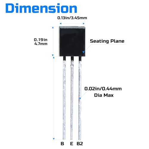 image for VIBICCK 10 Values 300 Pieces Assorted Type General Purpose TO92 Transi