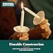Concordia Supply Candlelight Service Reusable Plastic Candle Holders for Candlesticks - 50 Pcs. Candle Protector for Church Vigils, Memorial Candles, Congregational Candles, & Christmas Eve Candles