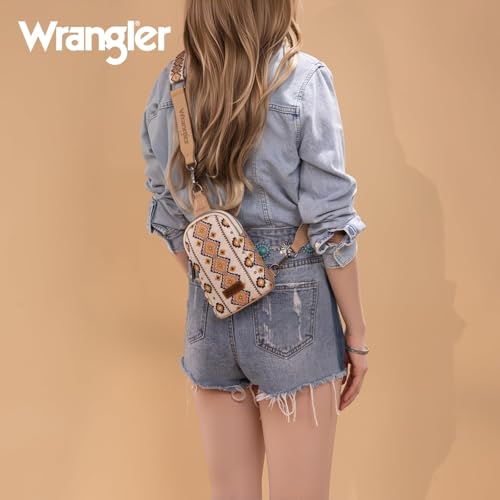 Wrangler Aztec Sling Bag - Southwest Crossbody Trendy Chest Bag2