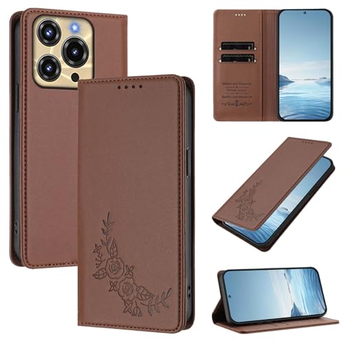 �X�}�z�P�[�X �Ή��@�� for Oukitel C69 �yRFID�u���b�N�z�y�J�[�h�z���_�[�t�����z �}�O�l�b�g�J�� �X�^���h�@�\�t���z�X�}�z�P�[�X Brown