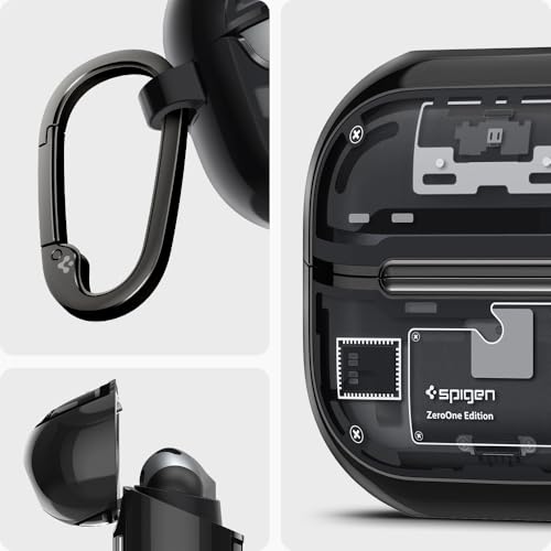 Spigen Galaxy Buds3 Pro Case, Carabiner, Shock Proof ZeroOne - Image 4