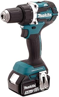 Makita Akku-Bohrschrauber 18 V/5.0 Ah mit 2 Akkus und Ladegerät im MAKPAC, DDF484RTJ