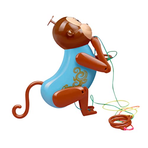 Toddmomy Funny Monkey Climbing Rope Cartoon Educational Pulling Rope Plaything for Safe Edges Present for Playtime