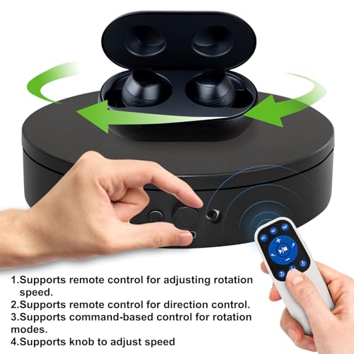 ComXim Motorized Rotating Display Stand with Remote, 7.87in