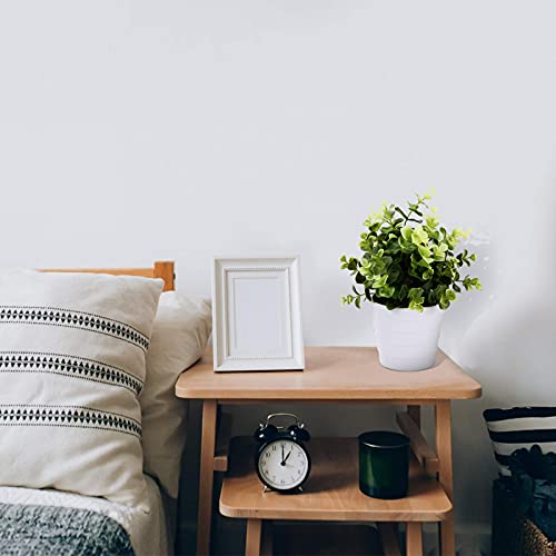 Meneco Small Fake Plant Potted - Faux Plant Indoor Plant Artificial Potted Plant Decor for Home and Office (Eucalyptus Green) - Image 5