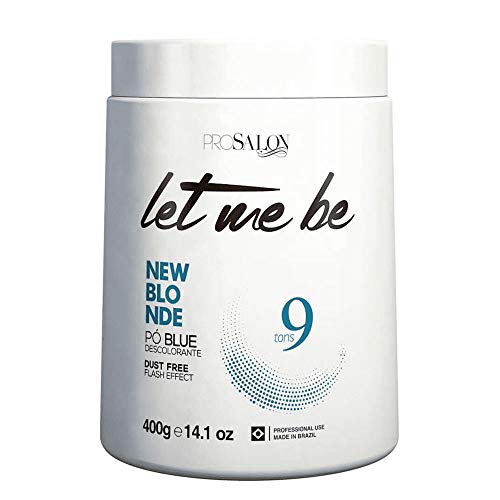 Let Me Be New Blond Pó Blue Descolorante Flash Effect Dust Free 9 Tons 400g/14.1fl.oz