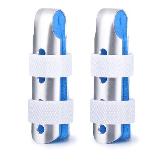Finger Splint, 2pcs Finger Support Brace for Arthritis Knuckle Immobilizationm, Large Size