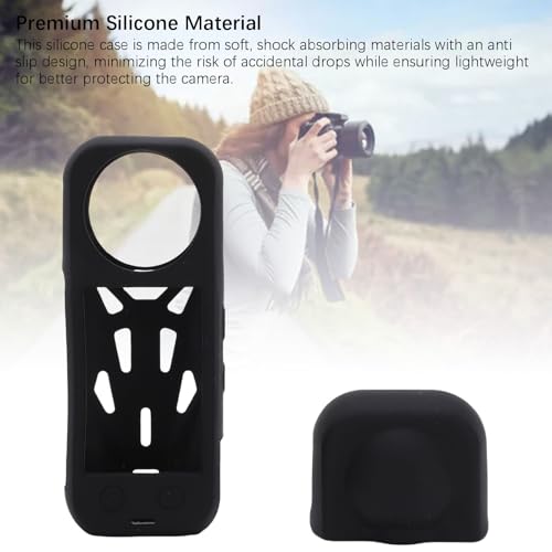 Funda para X5 Naroote de silicona negra antideslizante 3