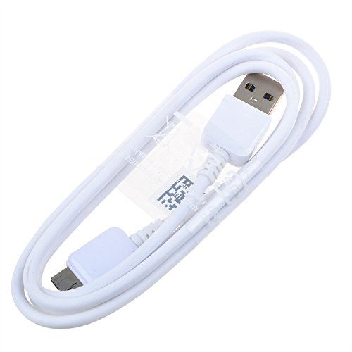 PK Power White USB 3.0 DC Power Charger Data Cord Lead Cable for Samsung Galaxy S5 Phone
