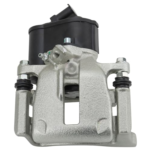Image of TRQ Rear Brake Pad and Rotor Set Semi Metallic Calipers Compatible with 2010 2016 Volkswagen CC