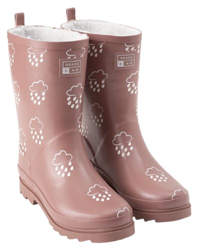 Grass & Air Adult Wellies Rose, Colour-Changing Rain Boots, Pink Wellington Boots