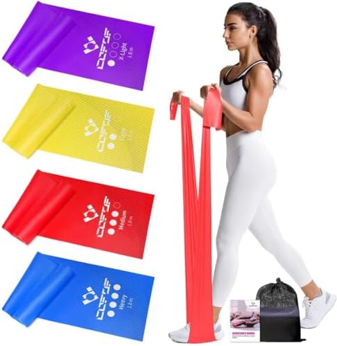 COFOF Resistance Bands, Exercise Band with 4 Resistance Levels,1....