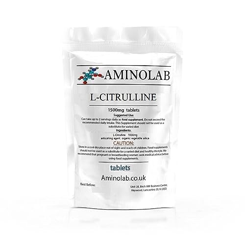 L'Citrulline 1500mg Aminolab acide aminé en comprimé pour endurance et masse musculaire