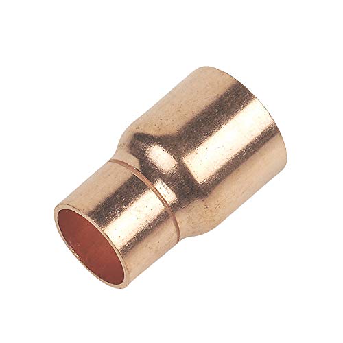 Reductor de cobre de 22 mm a 15 mm en pack de 10 unidades para fontanería 2