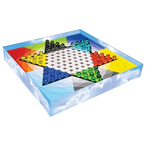Chinese Checkers, Family Edition por Winning Moves Games USA | Alta Calidad, 2 a 6 Jugadores, 7+ años miniatura 4
