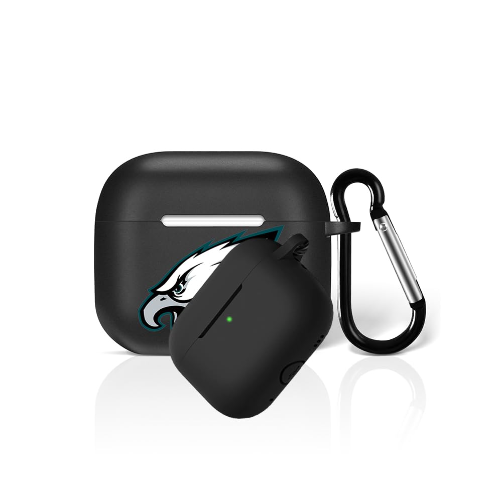 Photo 1 of for Eagles Silicone Protective case Compatible with airpods 3rd Generation Charging case Cover Keychain