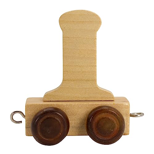 Letras de madera, letras de tren, lok, vagón, A-Z, nombre deseado (I)