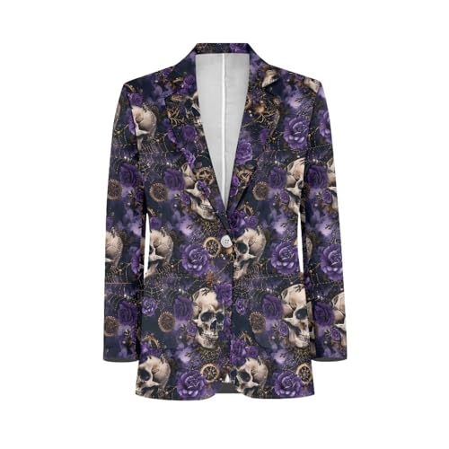 Men's Sport Coat Casual Blazer One Button Suit Jacket Regular Fit Sportcoat for Dinner,Prom,Party3