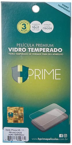 Pelicula de Vidro Temperado 9h para Apple iPhone XR - Privacidade, HPrime, Película Protetora de Tel