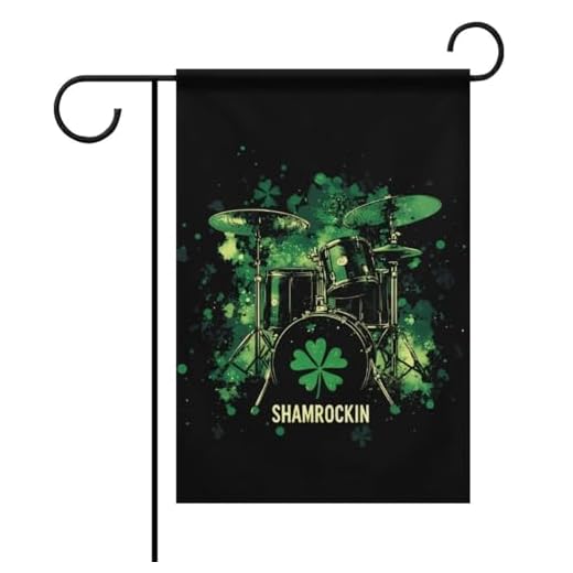 Irish Shamrock Garden Flag for Decoration