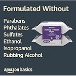 Amazon Basics Make Up Remover Wipes, Night Calming, 25 Count, Pack of 2 (Previously Solimo) - Image 4
