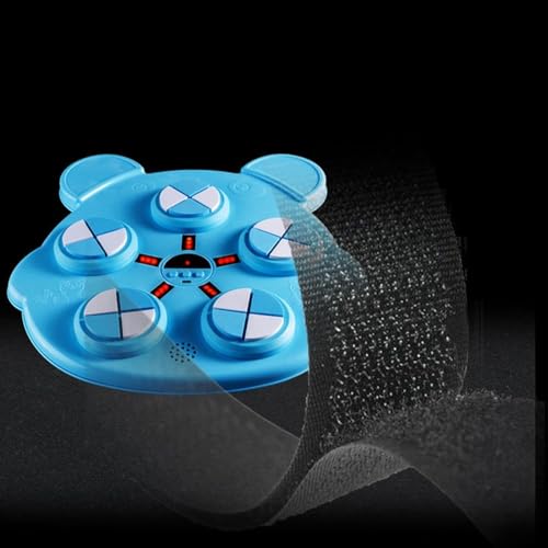 Image of Drumstone (𝐒𝐩𝐞𝐜𝐢𝐚𝐥 𝟏𝟓 𝐘𝐞𝐚𝐫𝐬 𝐖𝐚𝐫𝐫𝐚𝐧𝐭𝐲) Smart Home Boxing Machine with Music & Light Targets - Wall-Mounted Reflex Trainer for Kids & Adults, Sanda Boxing, Fitness & Fun Workouts,