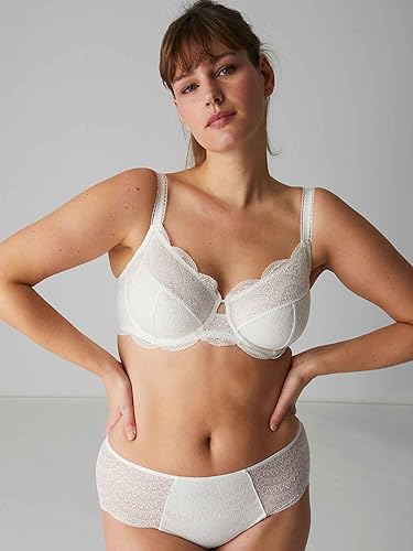 Soutien-gorge armatures Karma Simone Pérèle en coton et dentelle fine 90F - 5