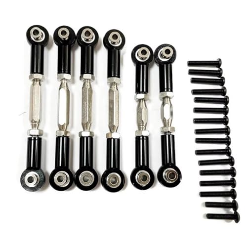 Bielle RC pour ARRMA 1/10 en alliage d'aluminium noir pour voiture télécommandée