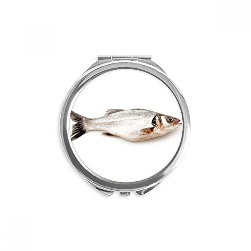Miroir de poche poisson vivant océan rond maquillage portable multicolore