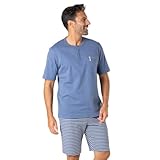 t shirt temps mort booba ENSEMBLE PYJAMA COURT : Ce pyjama court est un ensemble 2 pièces, comprenant un T-shirt à col T boutonné, des surpiques contrastées et une vignette poche poitrine, accompagné de son short 2 poches en fil teint à rayure, le fil teint apporte qualité et résistance.