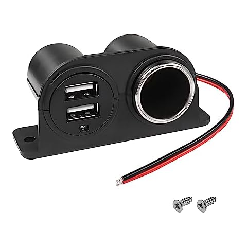MEIRIYFA Dual USB Car Charger Socket Cover