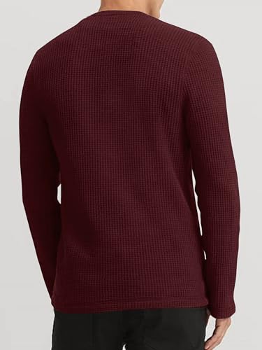 Image of Noble Monk Men's Round Neck T Shirt |Full Sleeves |Solid Pattern | Casual T-Shirt for Men