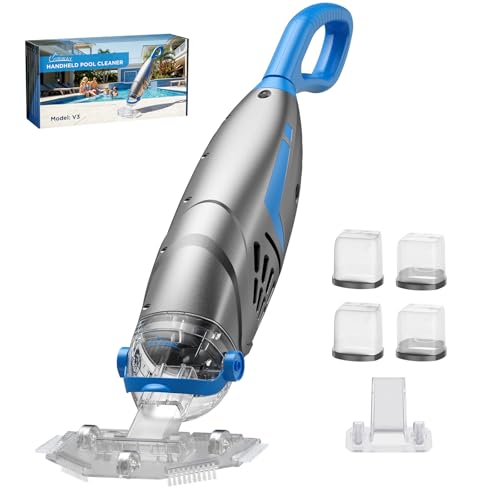 UIRWAY V3 Pool Vacuum for Above Ground Pools, Upgraded 26.5 GPM High-Powerful Pebbles Suction, 2026...