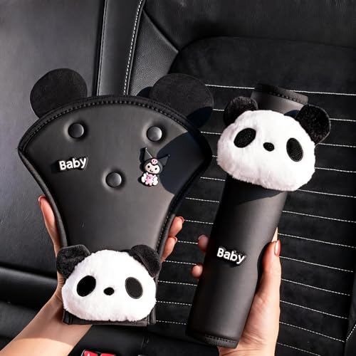 Zigihos Seat Belt Cover Pad for Kids, Cute Animal Child Seatbelt Covers for Toddler Girls and Boys (Panda) by Zigihos - Image 6