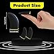 WLLHYF 50 Stück Gaming Finger Sleeve Kohlefaser Elasthan Atmungsaktiv Anti-Schweiß Fingerhüllen Touchscreen Finger Handschuhe Daumenhülsen Fingerabdeckung Fingerlinge Mobile Gaming Zubehör