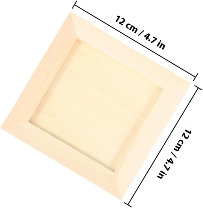 Boys and Girls DIY Painting Frames 5pcs Wood Clay Art Frames
