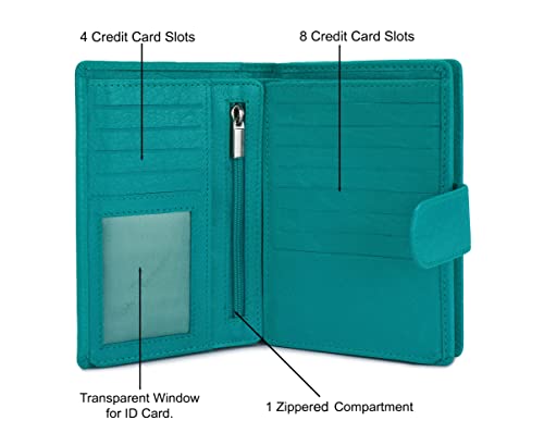 Image of Urban Forest Tina Leather Wallet For Women .